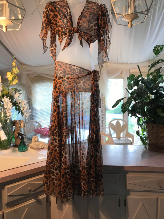 Top & Skirt-Wild Cascade