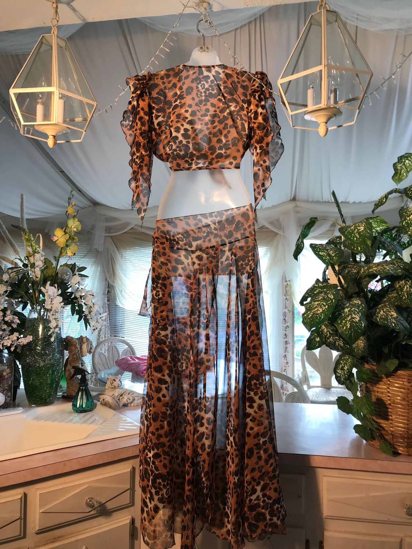 Top & Skirt-Wild Cascade