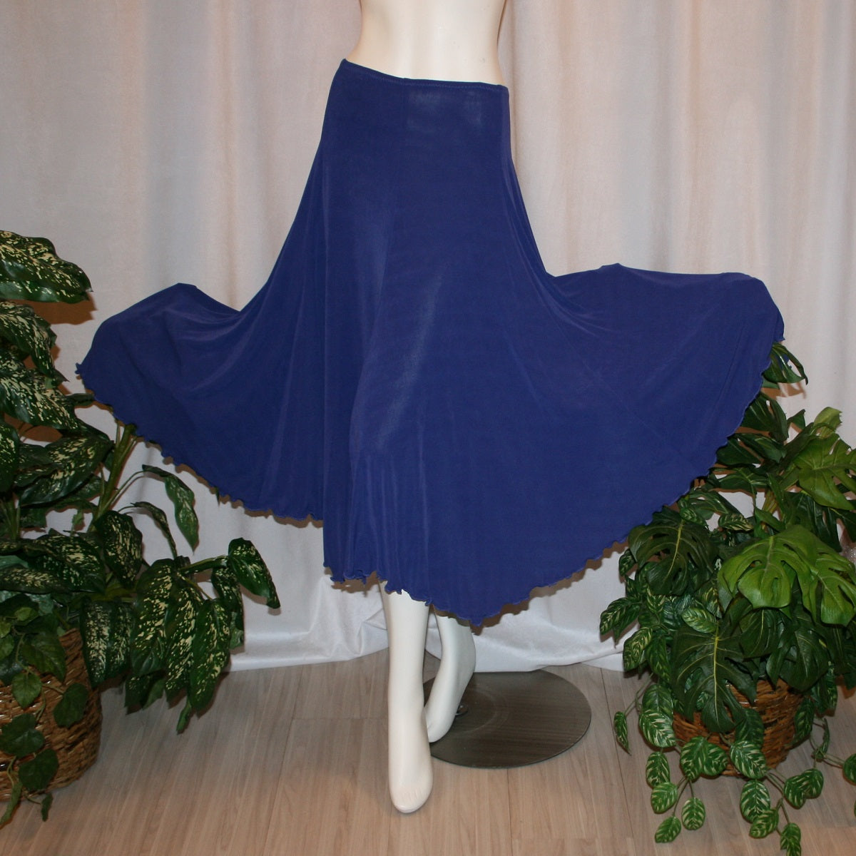 Slinky Purple Dance Skirt-Violet Tulip