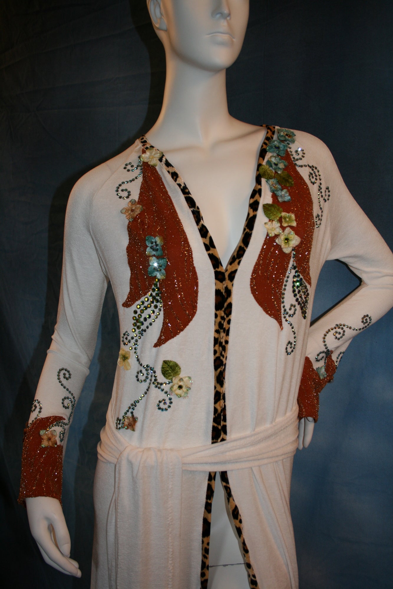 White Ballroom Glamour Robe