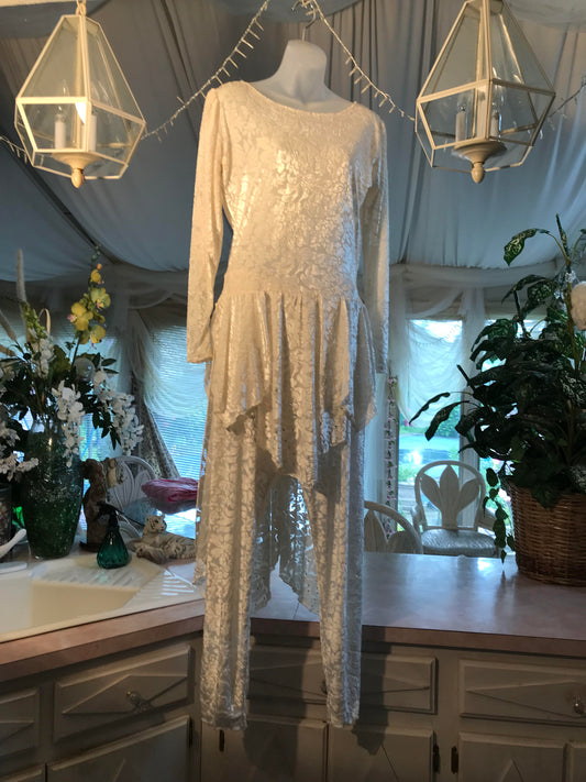 Pantset-Crystal Ivory Cascade