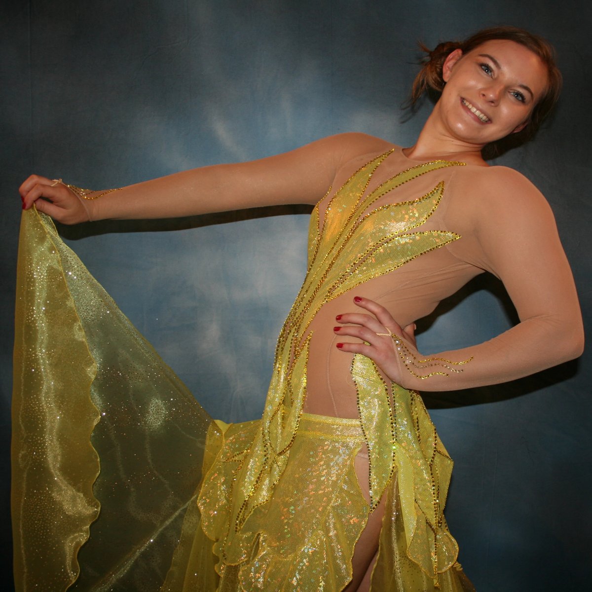 Yellow Converta Ballroom Dress Yellow Converta Ballroom Dress