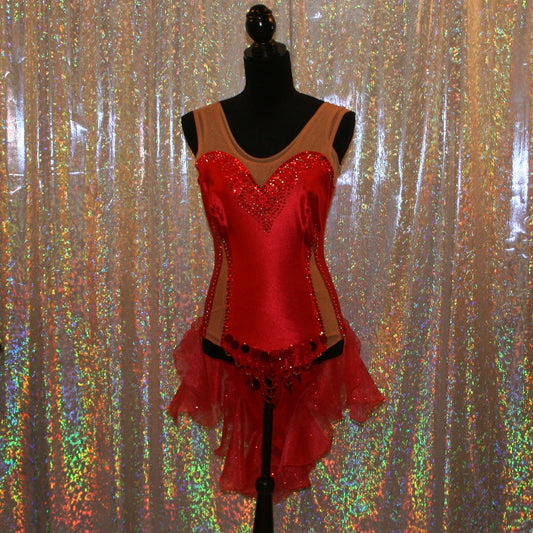 Red Latin-Rhythm Dress-Conchita