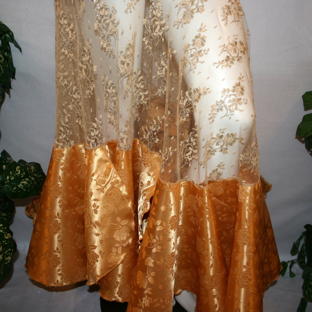 Ballroom Skirt-Golden Roses