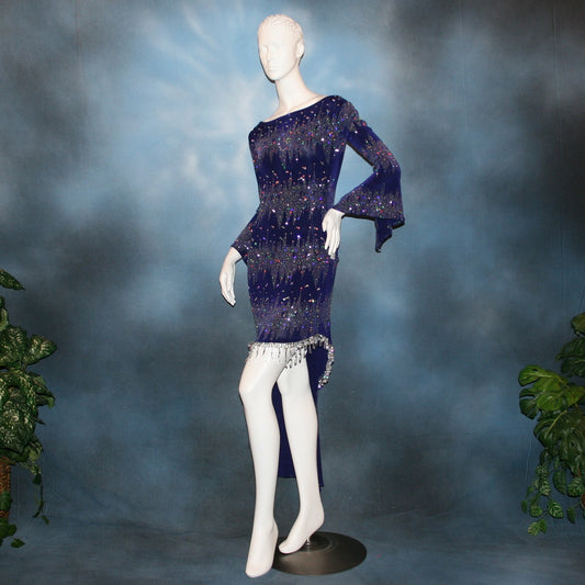 Purple Latin-Rhythm-Tango Dress-High Voltage