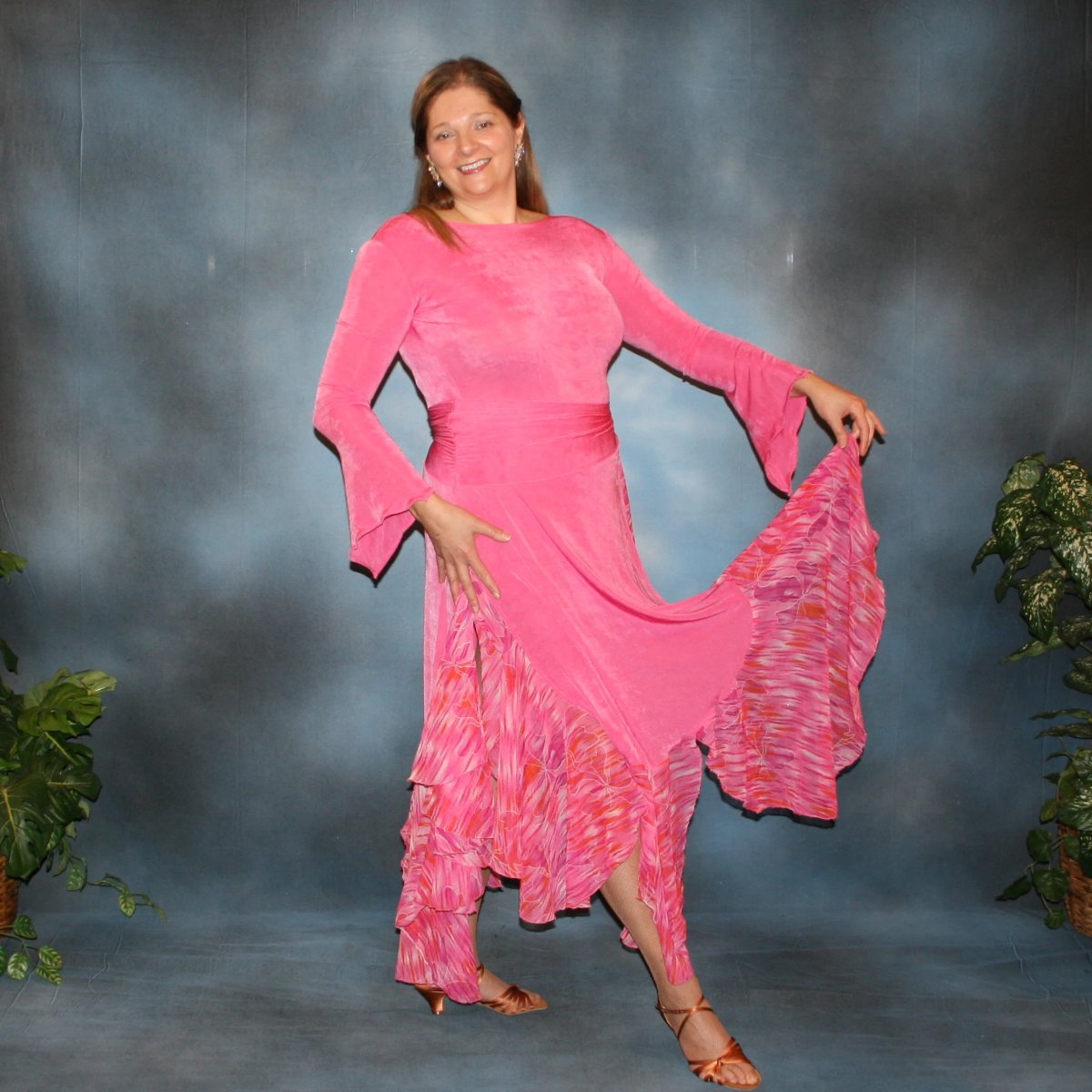 Pink Converta Ballroom Dress with 3 Skirts-Pretty in Pink