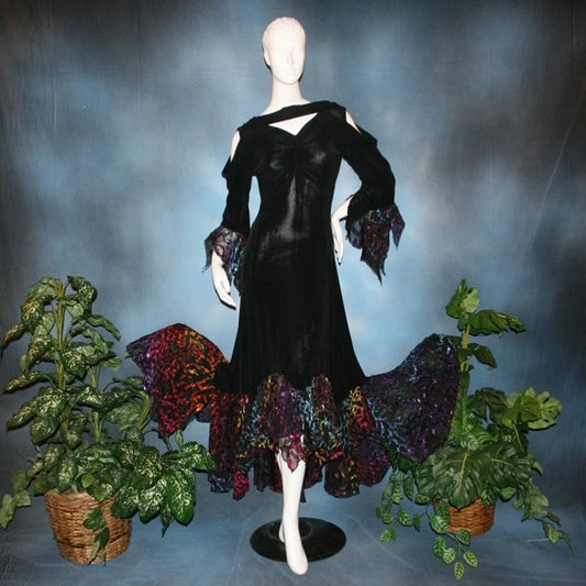 Black Social Ballroom Dress-Slinky Fiesta