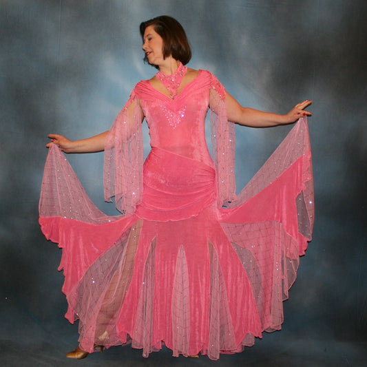 Pink Ballroom Dress-Sugar-n-Spice