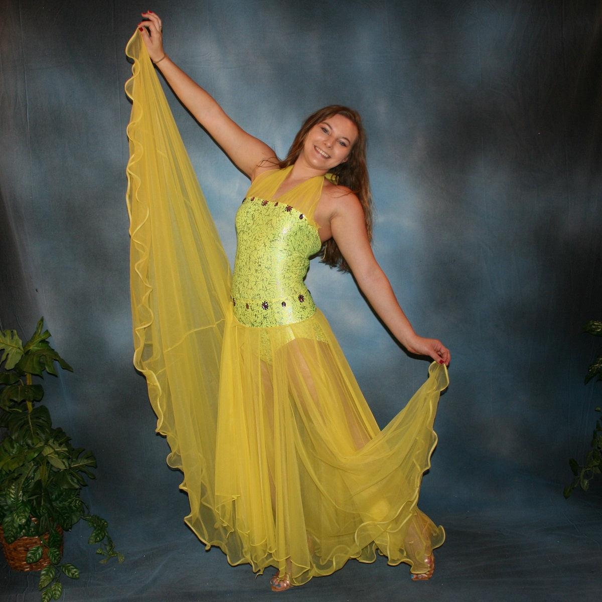 Ballroom Dress | Yellow