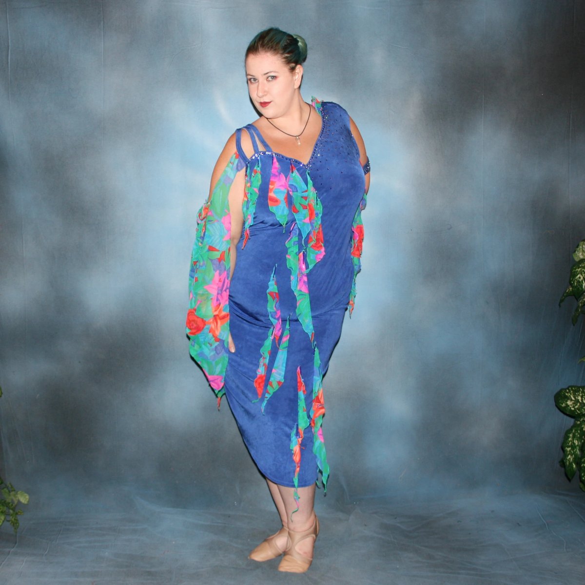 Plus Size Latin-Rhythm Dress-Simply Sassy