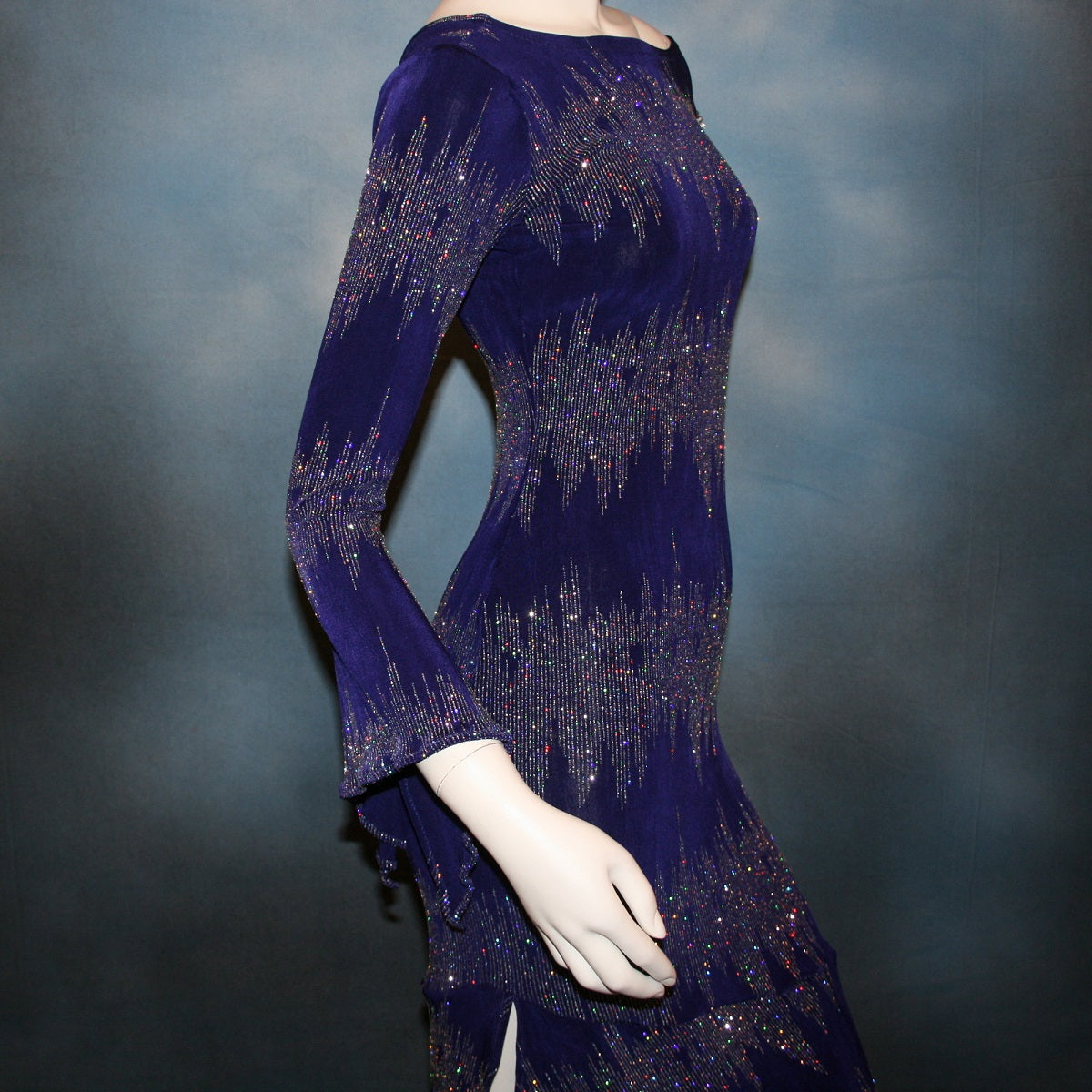 Royal Purple Latin-Rhythm-Tango Dress | Size 3/4-9/10 Royal Purple Latin-Rhythm-Tango Dress | Size 3/4-9/10